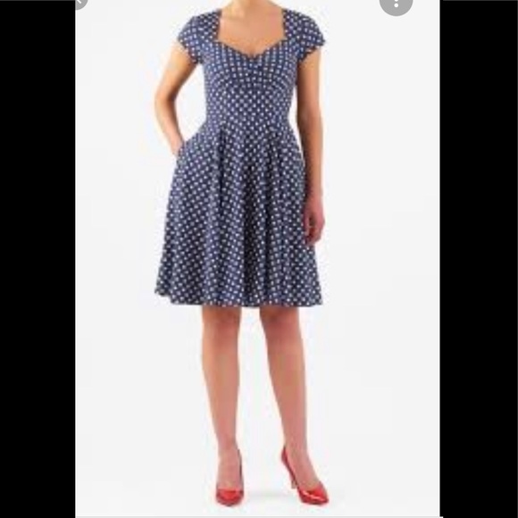 Belle Poque Polka Dress Sz S - Picture 2 of 11